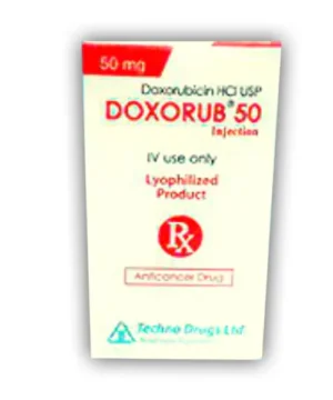 Doxorub (Doxorubicin) Injection available Delhi, Mumbai, Madras, Hyderabad, Bangalore India