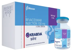 Krabeva (Bevacizumab) Injection available Delhi, Mumbai, Madras, Hyderabad, Bangalore India