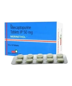 Merinethol 50mg (Mercaptopurine) Tablet available Delhi, Mumbai, Madras, Hyderabad, Bangalore India