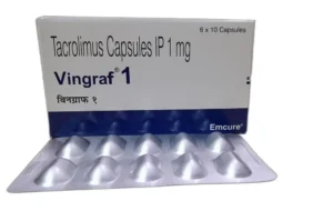 Vingraf (Tacrolimus) available Delhi, Mumbai, Madras, Hyderabad, Bangalore India