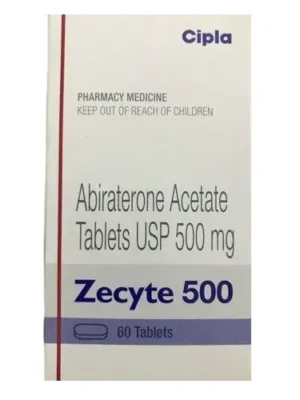 Zecyte (Abiraterone Acetate) Tablet available Delhi, Mumbai, Madras, Hyderabad, Bangalore India