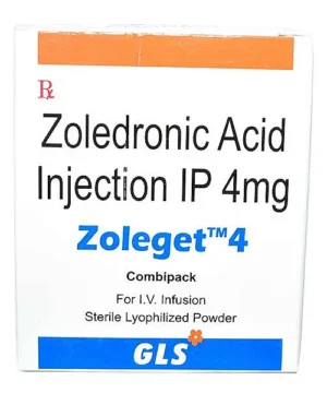 Zoleget (Zoledronic Acid) Injection available Delhi, Mumbai, Madras, Hyderabad, Bangalore India