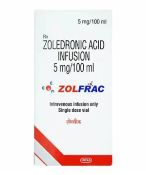 Zolfrac (Zoledronic Acid) Injection available Delhi, Mumbai, Madras, Hyderabad, Bangalore India