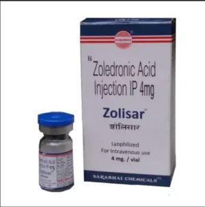 Zolisar (Zoledronic Acid) Injection available Delhi, Mumbai, Madras, Hyderabad, Bangalore India