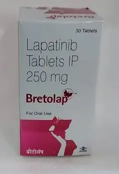 Bretolap (Lapatinib) Tablet available Delhi, Mumbai, Madras, Hyderabad, Bangalore India