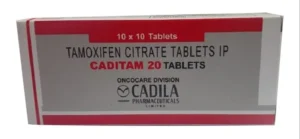 Caditam (Tamoxifen Citrate) Tablet available Delhi, Mumbai, Madras, Hyderabad, Bangalore India