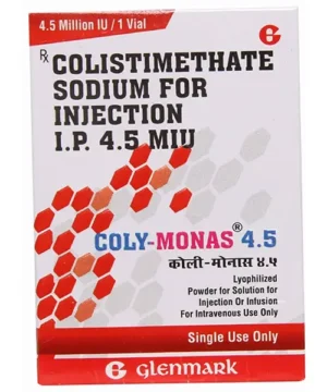 Coly-Monas (Colistimethate Sodium) Injection available Delhi, Mumbai, Madras, Hyderabad, Bangalore India