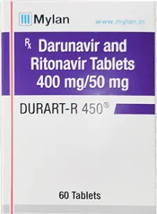 Durart-R (Darunavir + Ritonavir) Tablet available Delhi, Mumbai, Madras, Hyderabad, Bangalore India