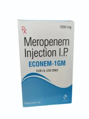 Econem (Meropenem) Injection available Delhi, Mumbai, Madras, Hyderabad, Bangalore India