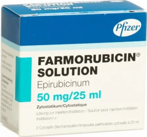 Farmorubicin (Epirubicin) Injection available Delhi, Mumbai, Madras, Hyderabad, Bangalore India
