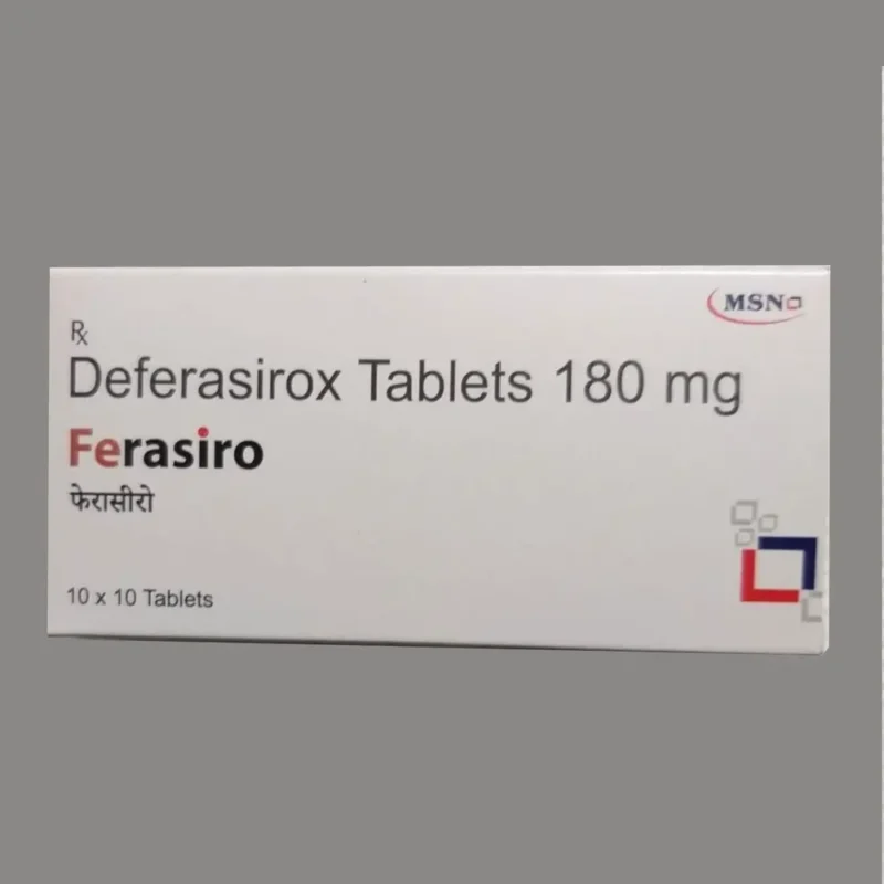 Ferasiro (Deferasirox) Tablet available Delhi, Mumbai, Madras, Hyderabad, Bangalore India
