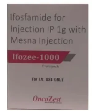 Ifozee (Ifosfamide With Mesna) Injection available Delhi, Mumbai, Madras, Hyderabad, Bangalore India