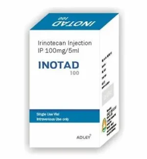 Inotad (Irinotecan) Injection available Delhi, Mumbai, Madras, Hyderabad, Bangalore India