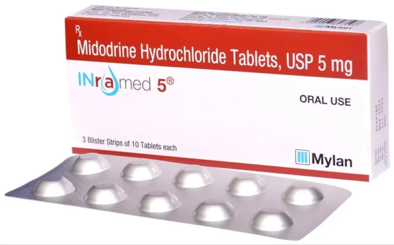 Inramed (Midodrine) available Delhi, Mumbai, Madras, Hyderabad, Bangalore India