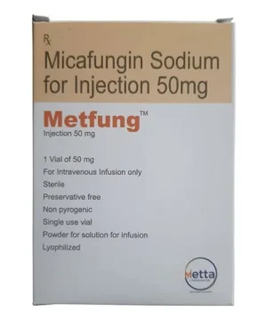 Metfung (Micafungin) Injection available Delhi, Mumbai, Madras, Hyderabad, Bangalore India