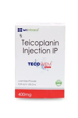Tecowem (Teicoplanin) available Delhi, Mumbai, Madras, Hyderabad, Bangalore India