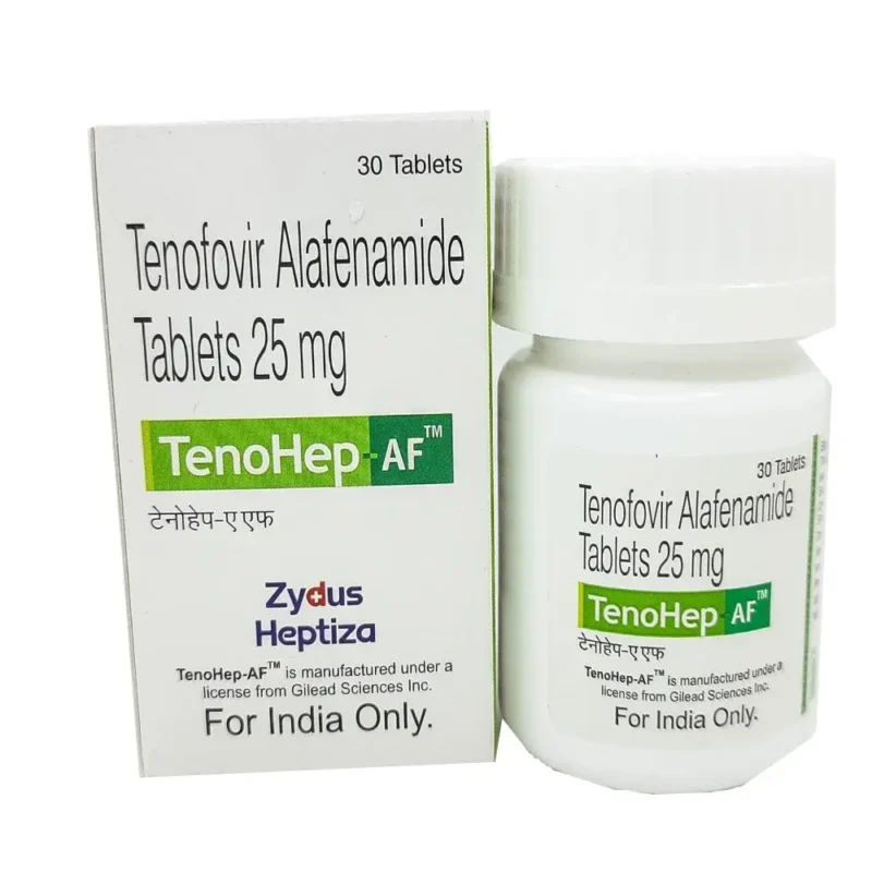 Tenohep AF (Tenofovir Alafenamide) available Delhi, Mumbai, Madras, Hyderabad, Bangalore India