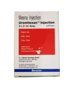 Uromitexan (Mesna) available Delhi, Mumbai, Madras, Hyderabad, Bangalore India