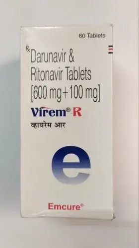 Virem R (Darunavir + Ritonavir) Tablet available Delhi, Mumbai, Madras, Hyderabad, Bangalore India