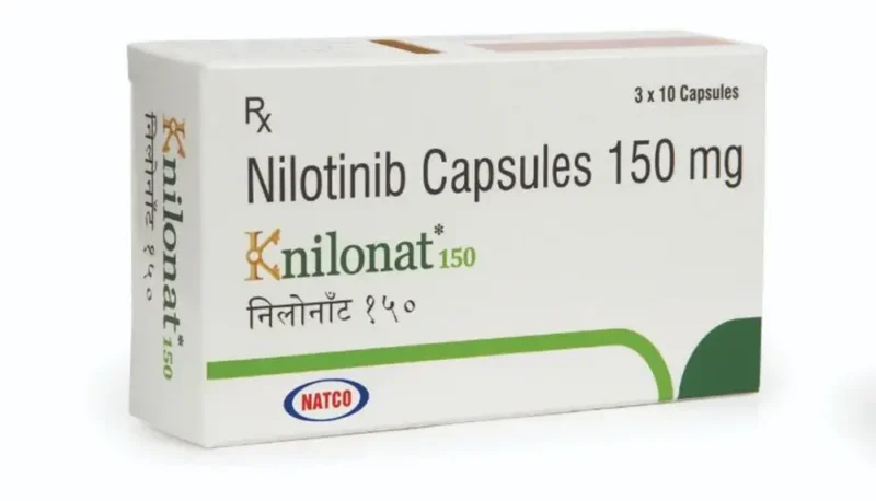 Knilonat (Nilotinib) Capsule available Delhi, Mumbai, Madras, Hyderabad, Bangalore India