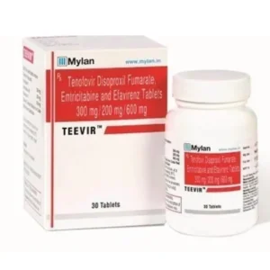 Teevir (Efavirenz+Emtricitabine+Tenofovir Disoproxil Fumarate) available Delhi, Mumbai, Madras, Hyderabad, Bangalore India